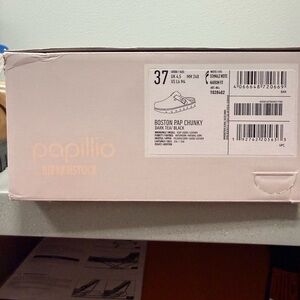 Papillio Boston Pap Chunky Mules - Dark Teal and Black